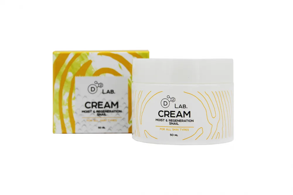 D2 LAB Крем для лица МУЦИН УЛИТКИ Cream Moist & Regeneration Snail