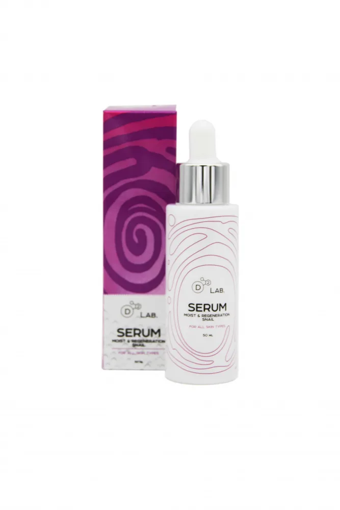 D2 LAB Сыворотка для лица МУЦИН УЛИТКИ Serum Moist & Regeneration Snail