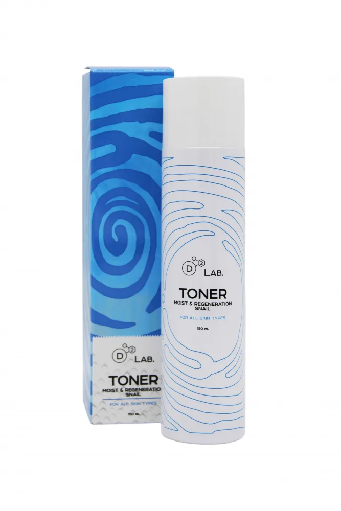 D2 LAB Тонер для лица МУЦИН УЛИТКИ Toner Moist & Regeneration Snail
