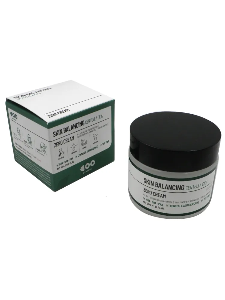 DEARBOO Крем для лица успокаивающий AHA-BHA-PHA КИСЛОТЫ для проблемной кожи Skin Balancing Centella Cica, 50