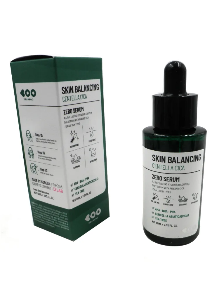 DEARBOO Сыворотка для лица успокаивающая AHA-BHA-PHA КИСЛОТЫ для проблемной кожи Skin Balancing Centella Cic