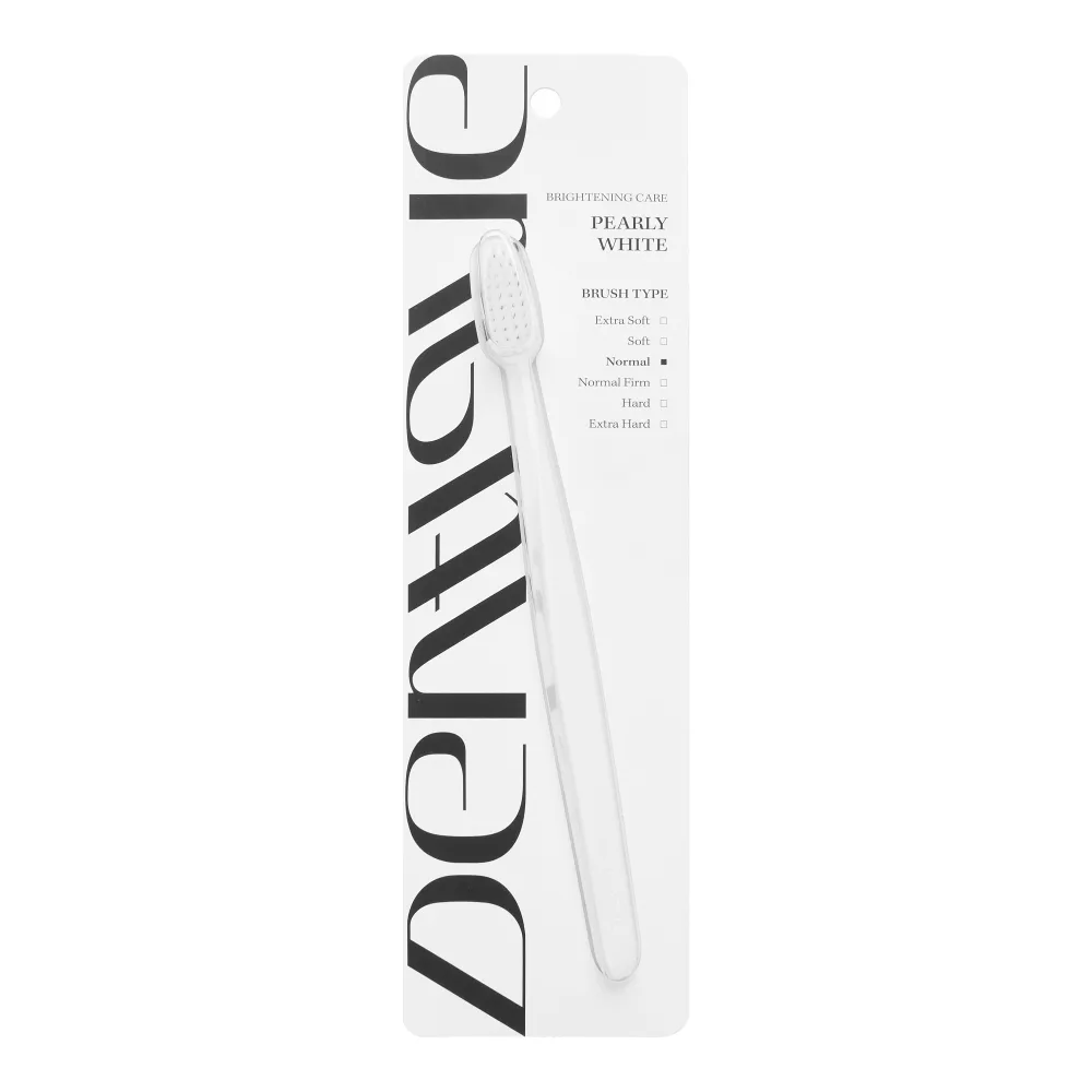 DENTIQUE Зубная щетка БЕЛЫЙ ЖЕМЧУГ средняя жесткость Dentique Toothbrush Pearly White