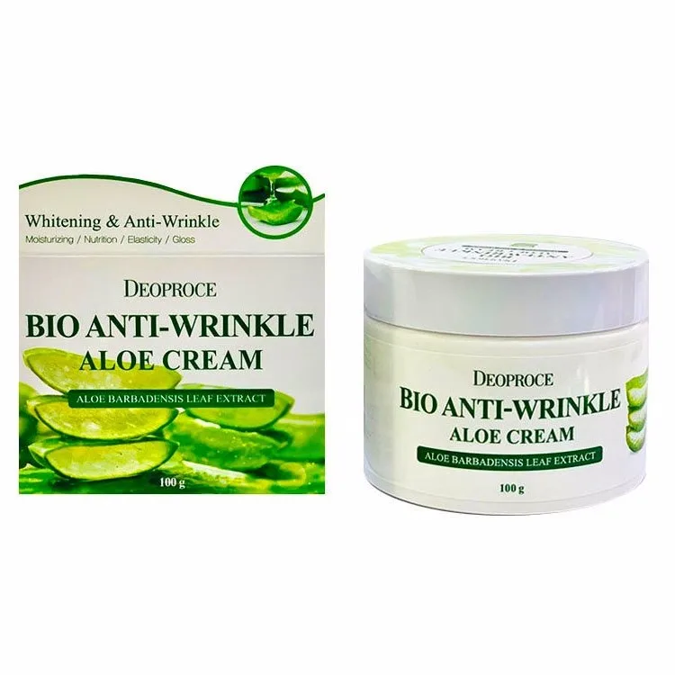 DEOPROCE Крем для лица антивозрастной АЛОЭ ВЕРА Bio Anti Wrinkle Aloe Cream
