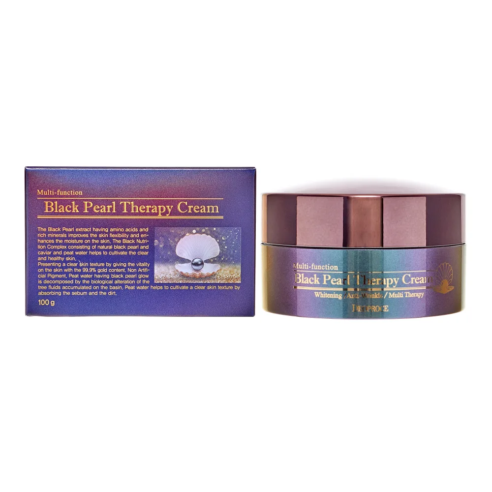 DEOPROCE Крем для лица ЭКСТРАКТ ЧЕРНОГО ЖЕМЧУГА Black Pearl Therapy Cream