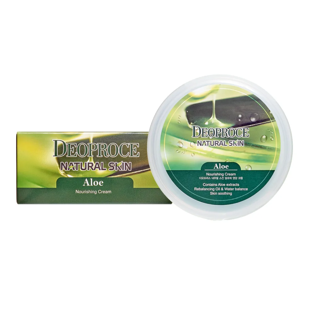 DEOPROCE Крем для лица и тела питательный ЭКСТРАКТ АЛОЭ Natural Skin Aloe Nourishing Cream