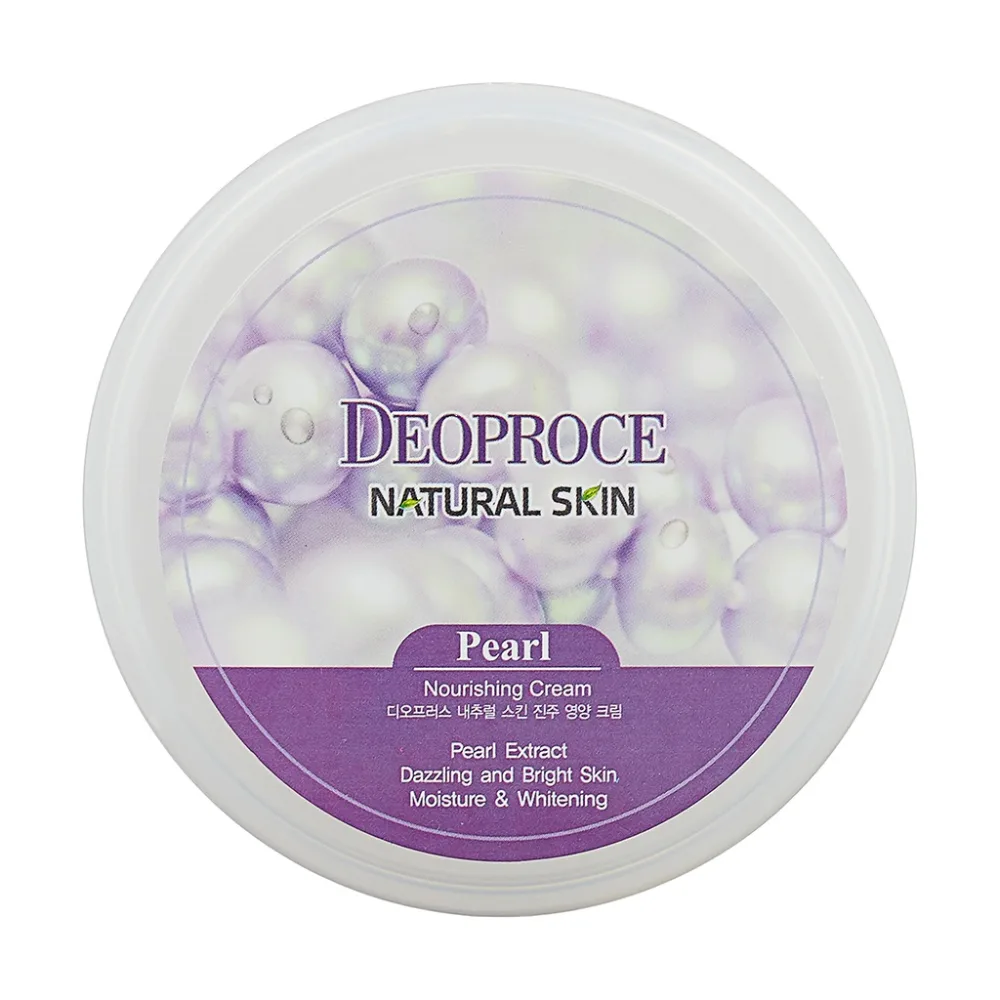 DEOPROCE Крем для лица и тела питательный ЭКСТРАКТ ЖЕМЧУГА Natural Skin Nourishing Cream Pearl