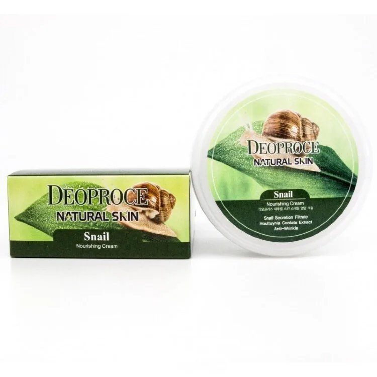 DEOPROCE Крем для лица и тела питательный МУЦИН УЛИТКИ Natural Skin Snail Nourishing Cream