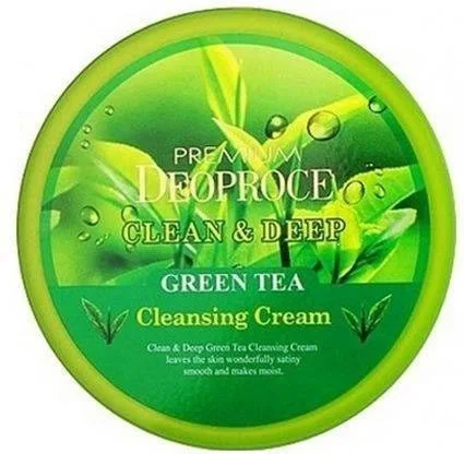 DEOPROCE Крем для лица очищающий ЭКСТРАКТ ЗЕЛЕНОГО ЧАЯ Premium Clean & Deep Green Tea Cleansing Cream