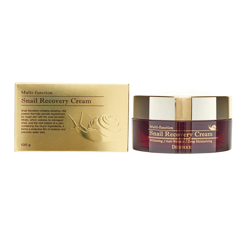 DEOPROCE Крем для лица восстанавливающий МУЦИН УЛИТКИ Snail Recovery Cream