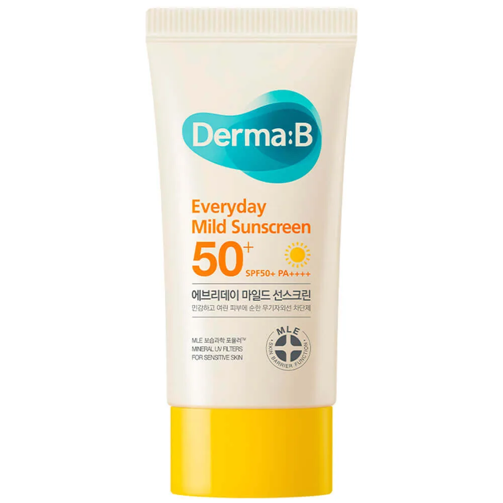 Derma:B Мягкий солнцезащитный крем на каждый день Derma:B Everyday Mild Sunscreen SPF50+ PA++++