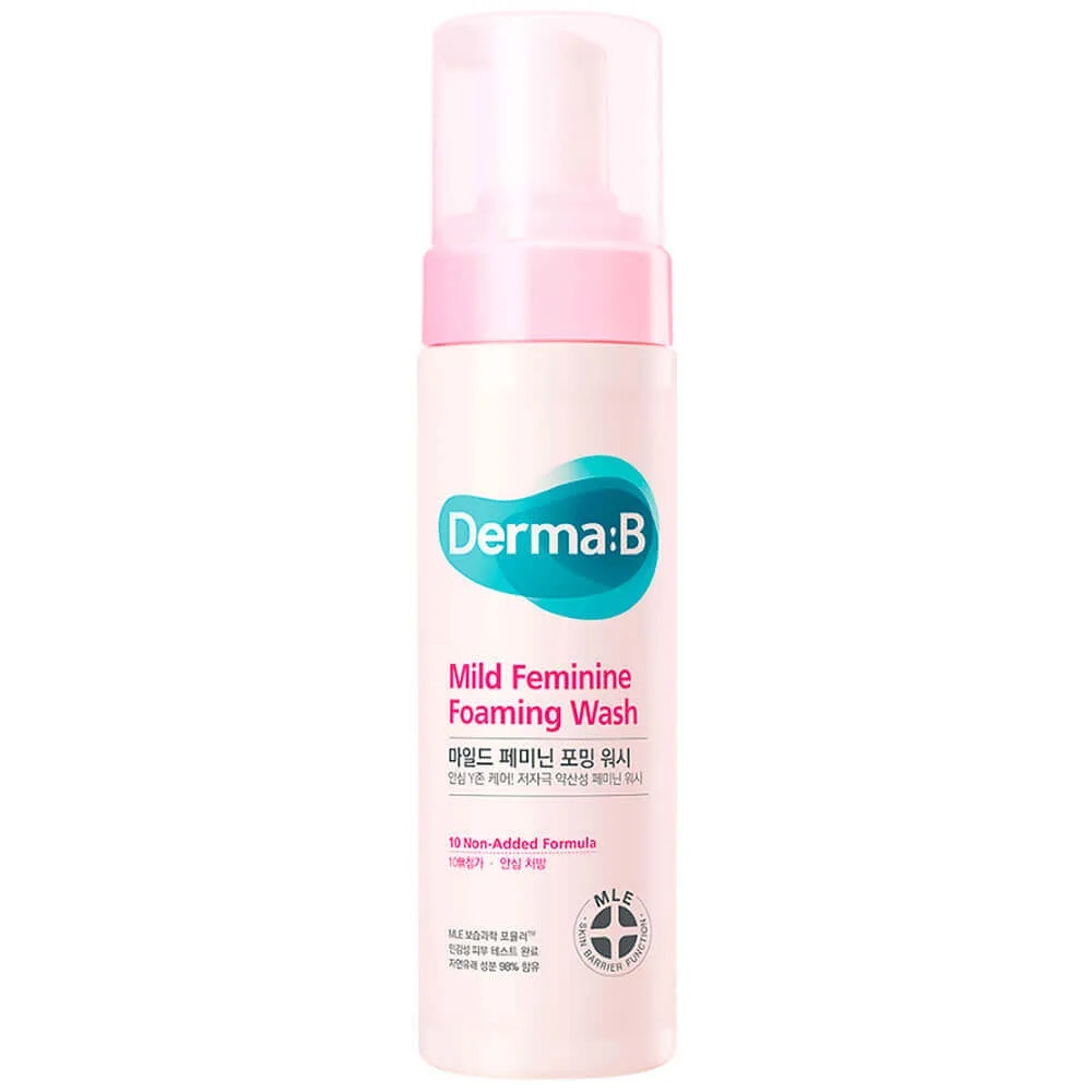 Derma:B Слабокислотная очищающая пенка для интимной гигиены Derma:B Mild Feminine Foaming Wash