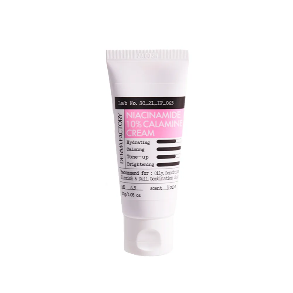 Derma Factory Крем для лица НИАЦИНАМИД Niacinamide 10% Calamine Cream