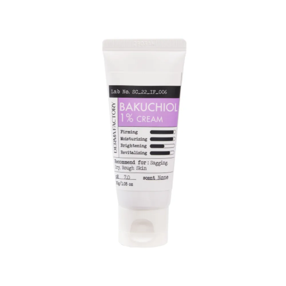 Derma Factory Крем для лица питательный с бакучиолом для проблемной кожи - Bakuchiol 1% cream