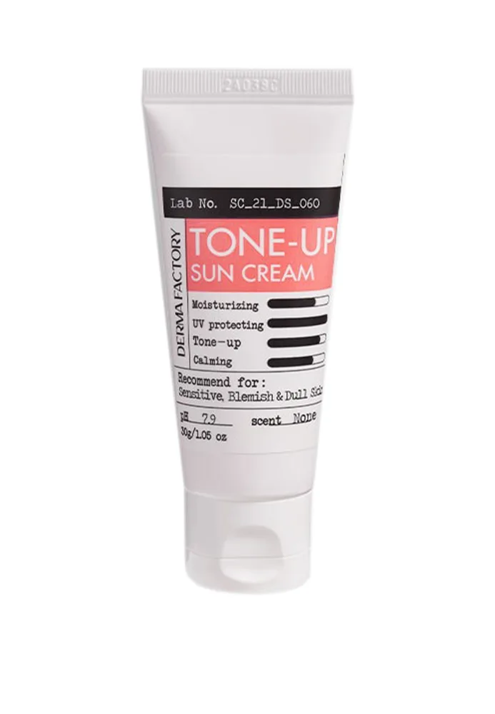 Derma Factory Крем для лица солнцезащитный ОСВЕТЛЯЮЩИЙ SPF 50 Tone-Up Sun Cream