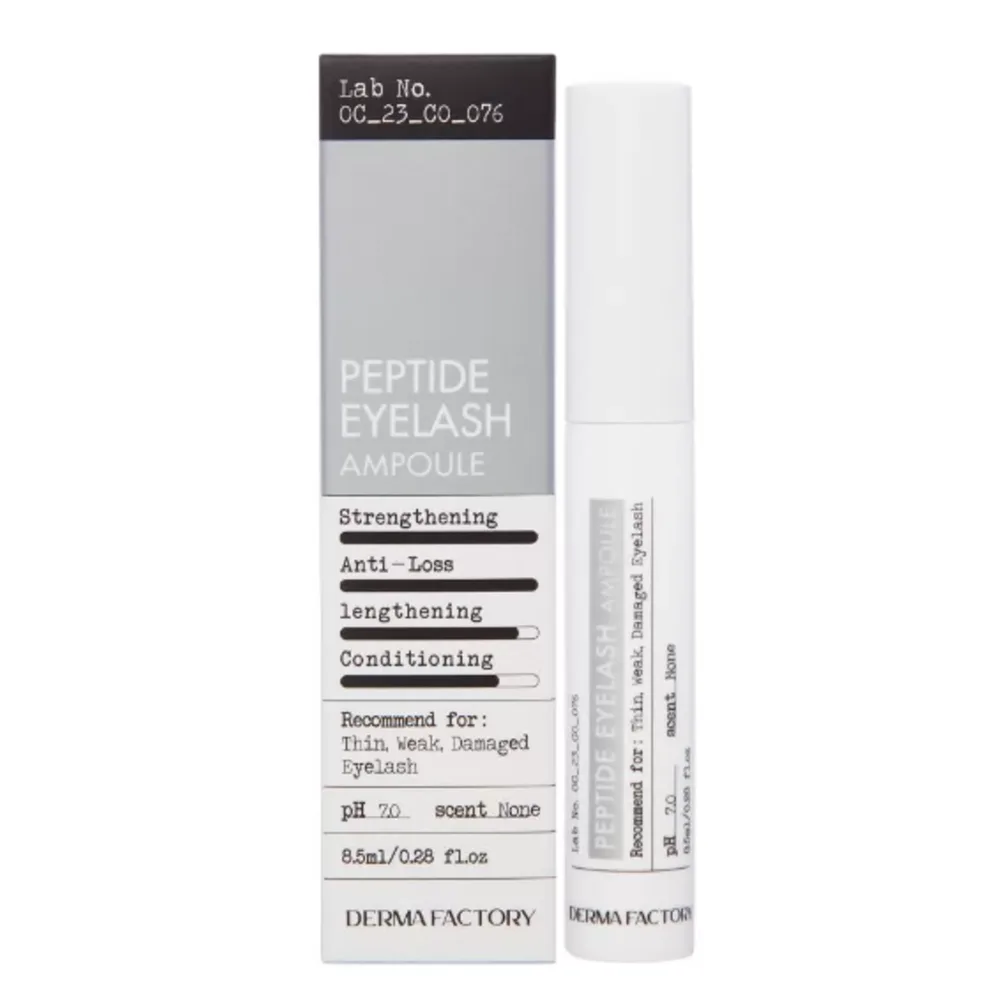 Derma Factory Сыворотка ампульная для роста ресниц с пептидами - Peptide eyelash ampoule