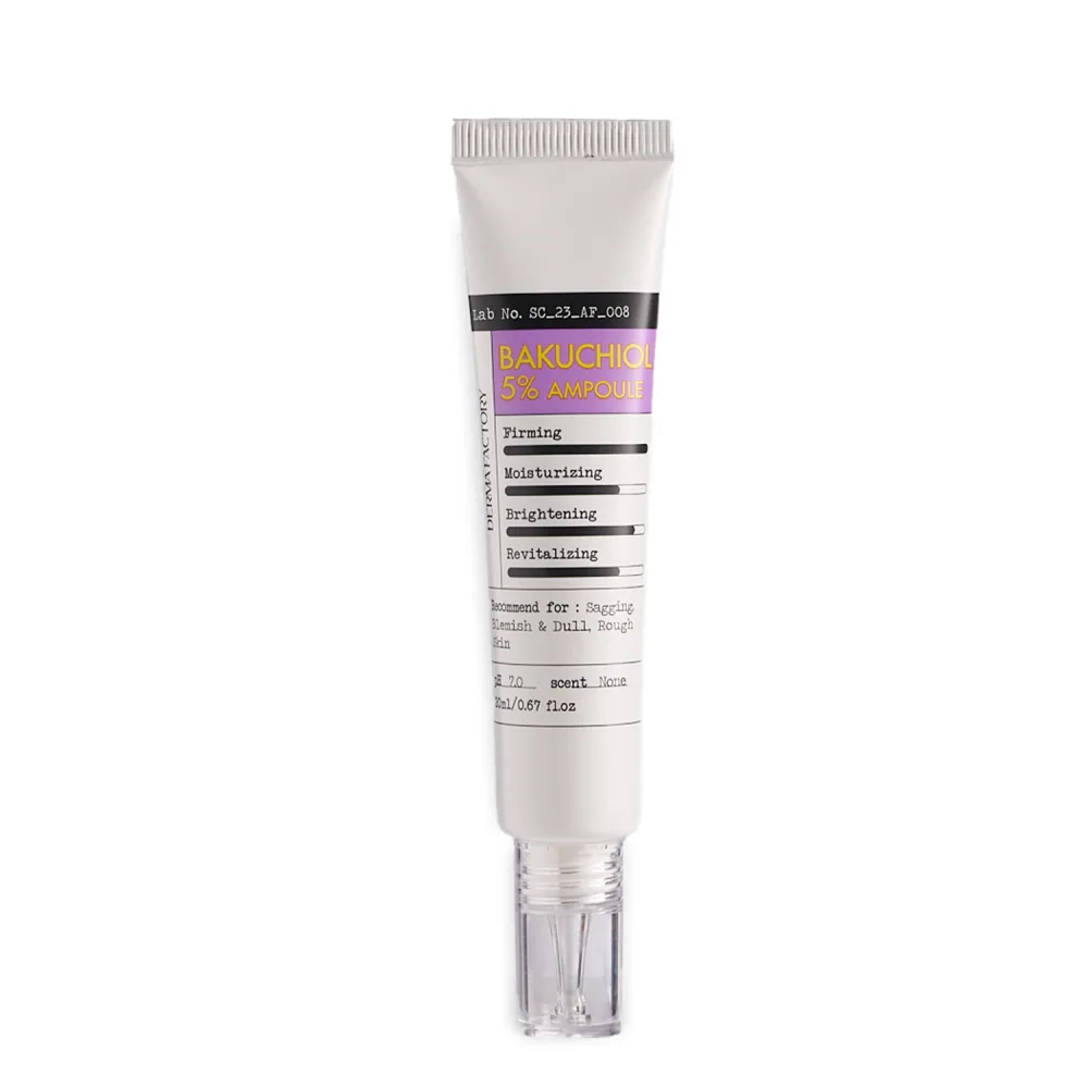 Derma Factory Сыворотка для лица БАКУЧИОЛ гипоаллергенная Bakuchiol 5% Ampoule