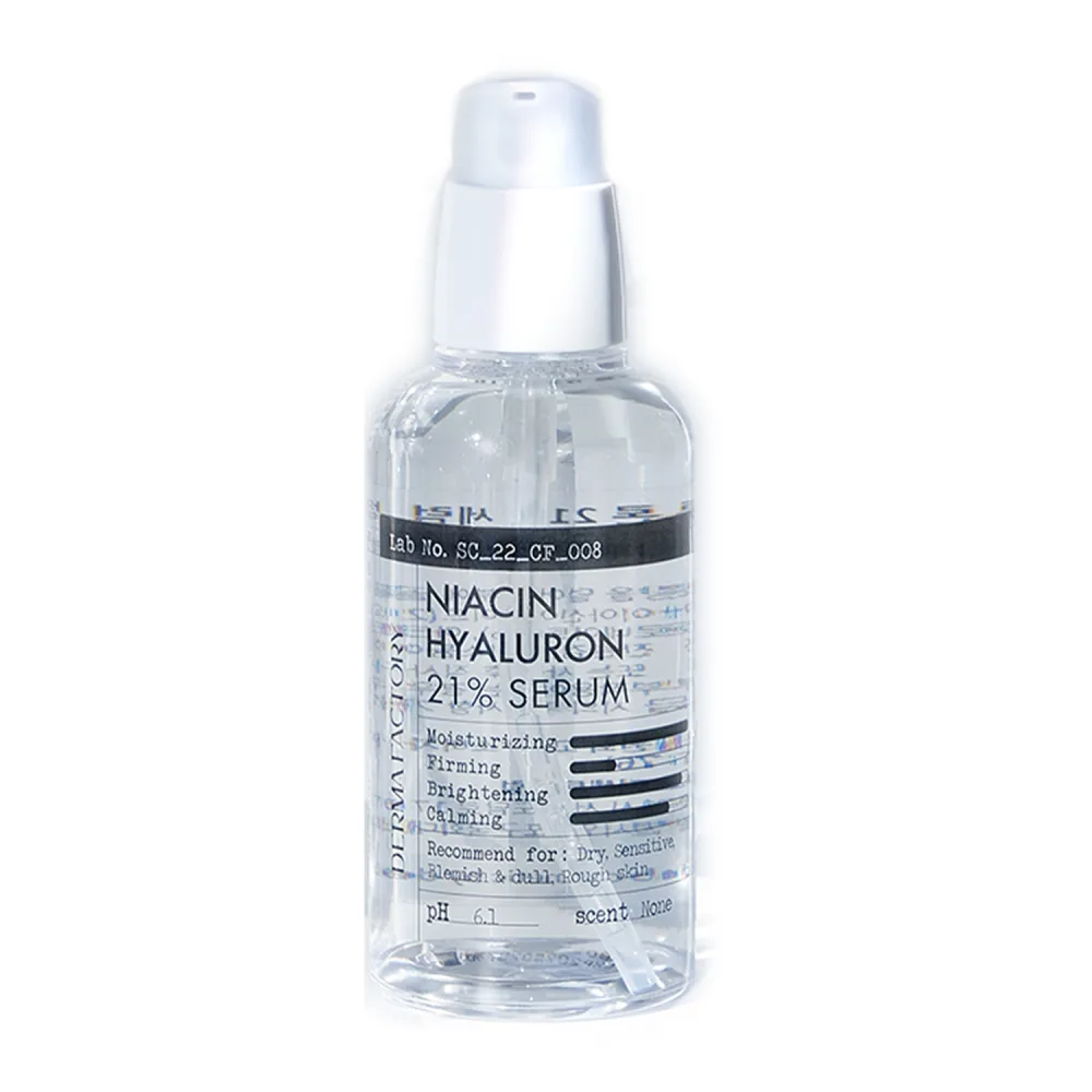 Derma Factory Сыворотка для лица НИАЦИНАМИД/ГИАЛУРОНОВАЯ КИСЛОТА увлажняющая Niacin Hyaluron 21%