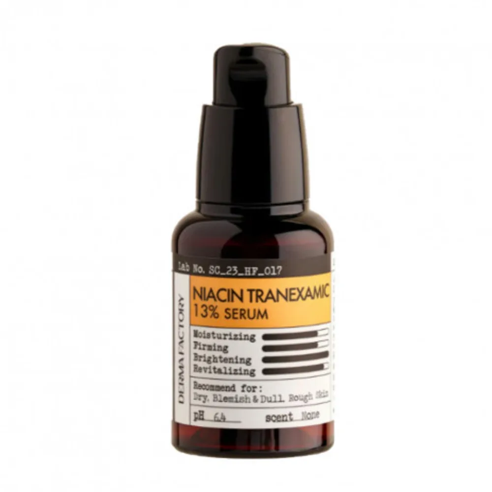 Derma Factory Сыворотка выравнивающая - Niacin tranexamic 13% serum