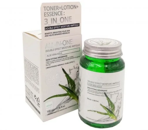 ECO BRANCH Ампульная сыворотка для лица ЭКСТРАКТ АЛОЭ All In One Ampoule Aloe