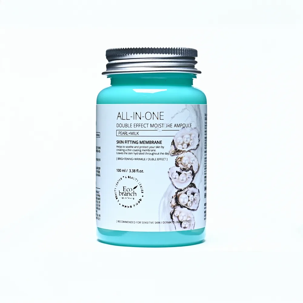 ECO BRANCH Ампульная сыворотка для лица ЭКСТРАКТ ЧЕРНОГО ЖЕМЧУГА All In One Ampoule Pearl Milk