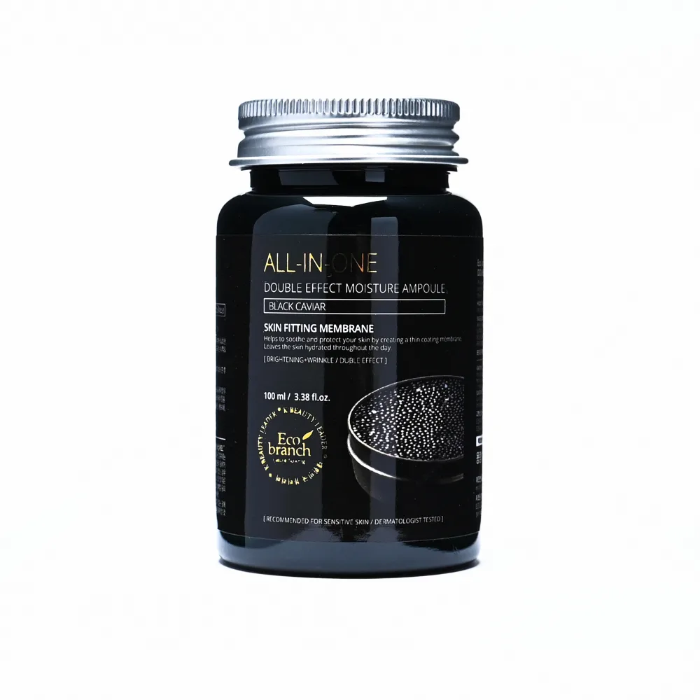 ECO BRANCH Ампульная сыворотка для лица ЭКСТРАКТ ЧЕРНОЙ ИКРЫ All In One Ampoule Black Caviar