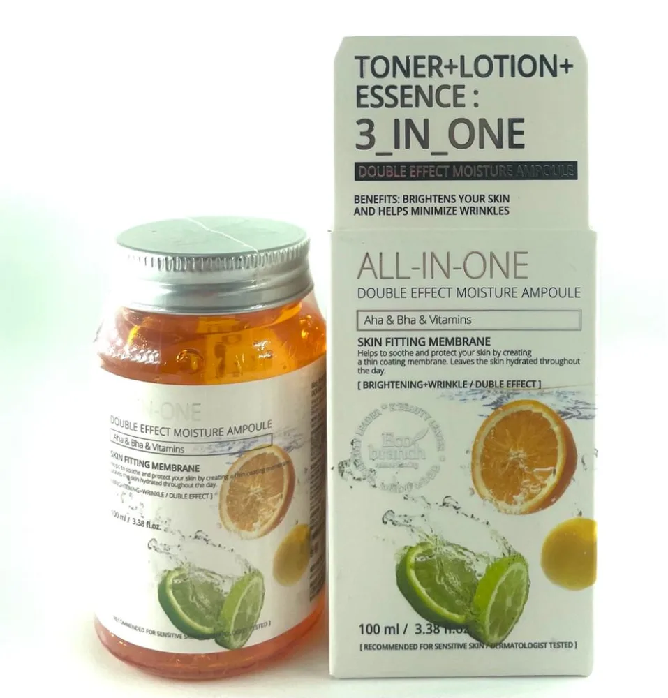 ECO BRANCH Ампульная сыворотка для лица КИСЛОТЫ И ВИТАМИНЫ All In One Ampoule Vitamins