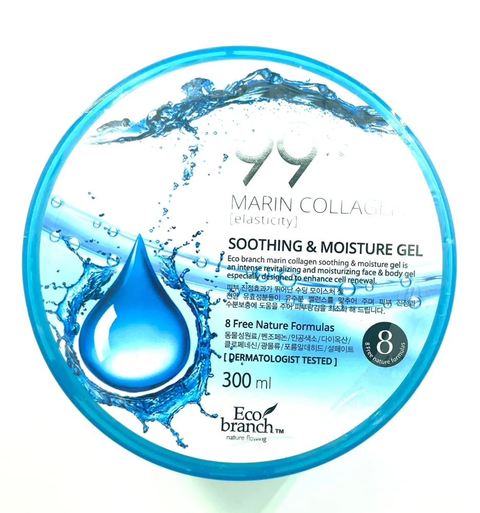 ECO BRANCH Гель для лица и тела успокаивающий и увлажняющий МОРСКОЙ КОЛЛАГЕН Marin Collagen Soothing Moisture Gel