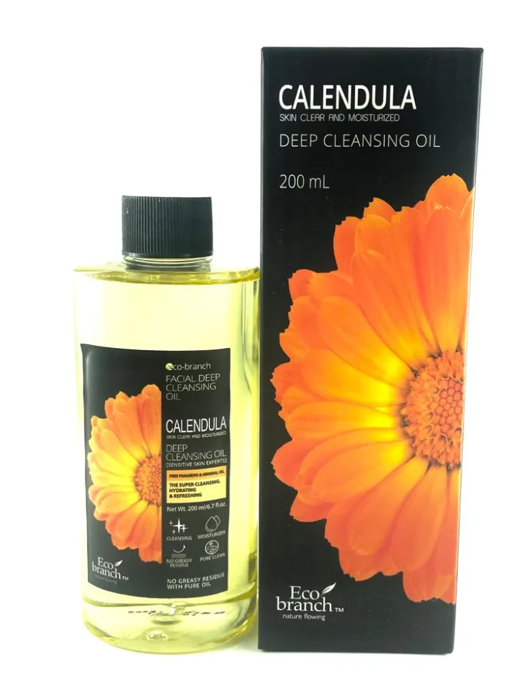 ECO BRANCH Гидрофильное масло для лица ЭКСТРАКТ КАЛЕНДУЛЫ Deep Cleansing Oil Calendula