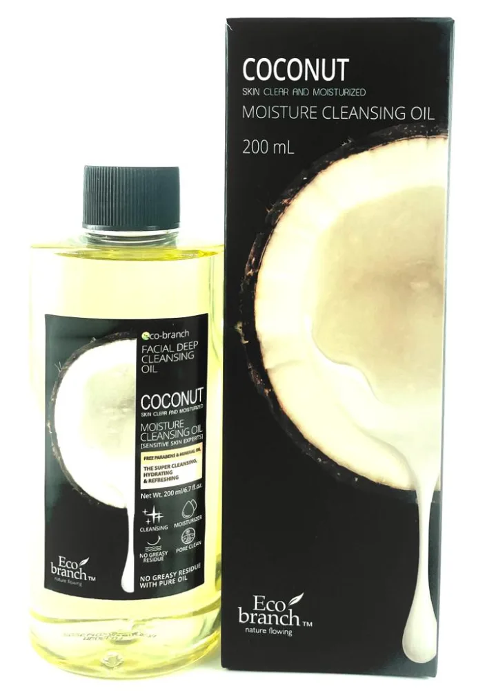 ECO BRANCH Гидрофильное масло для лица ЭКСТРАКТ КОКОСА Deep Cleansing Oil Coconut