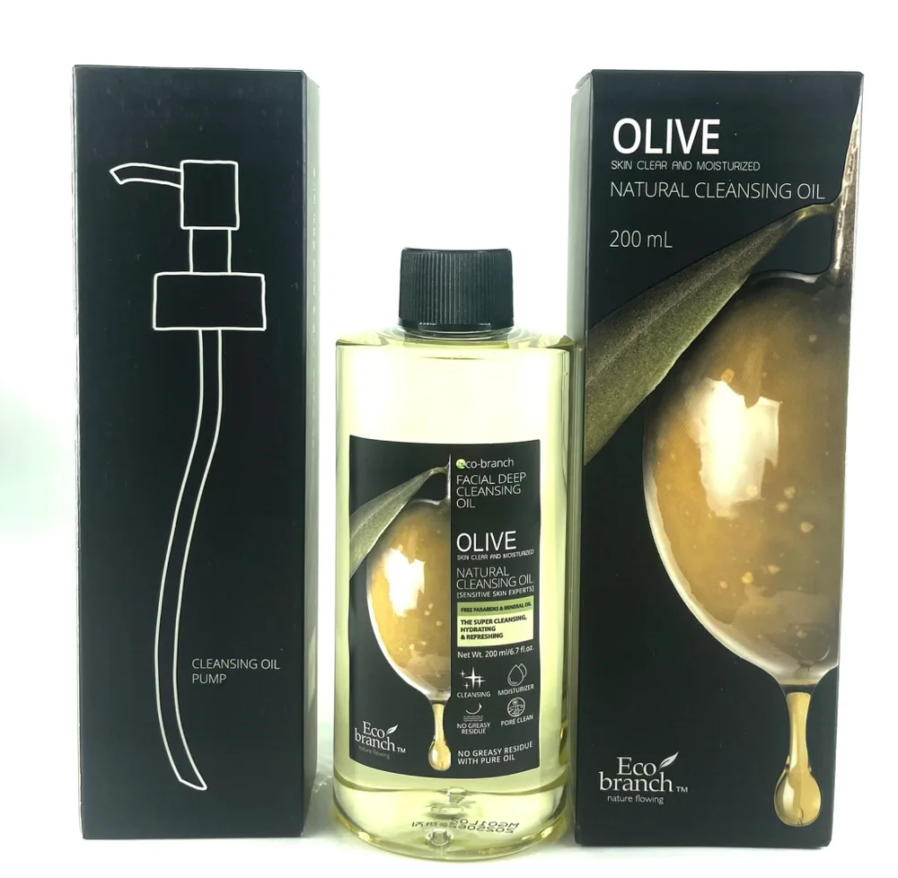 ECO BRANCH Гидрофильное масло для лица ЭКСТРАКТ ОЛИВЫ Deep Cleansing Oil Olive