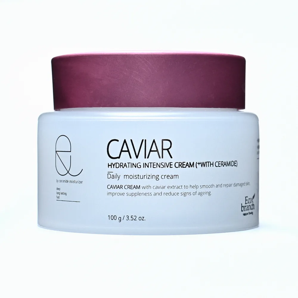ECO BRANCH Крем для лица интенсивный ЭКСТРАКТ ИКРЫ увлажняющий Hydrating Intensive Caviar Cream