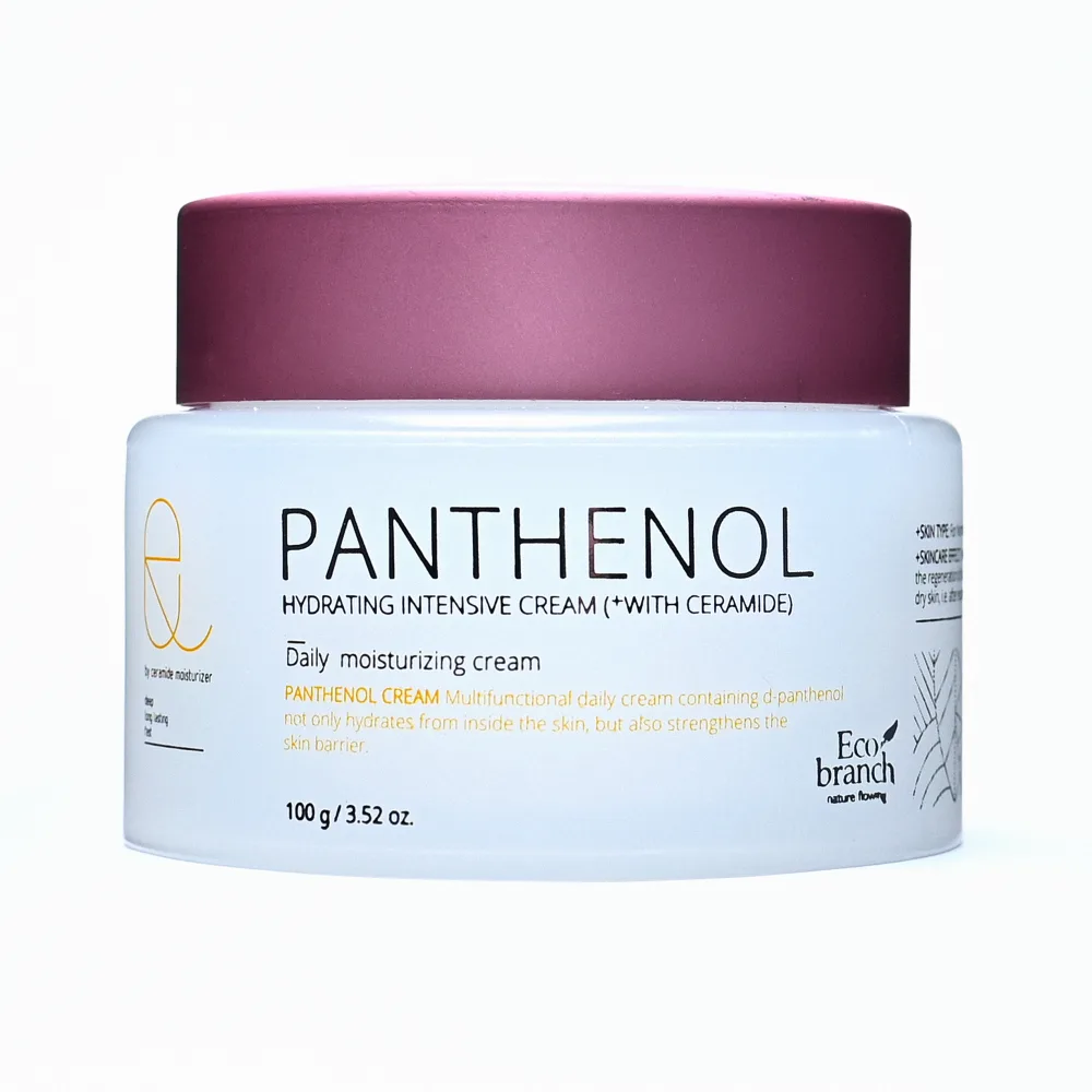 ECO BRANCH Крем для лица интенсивный ПАНТЕНОЛ увлажняющий Hydrating Intensive Panthenol Cream