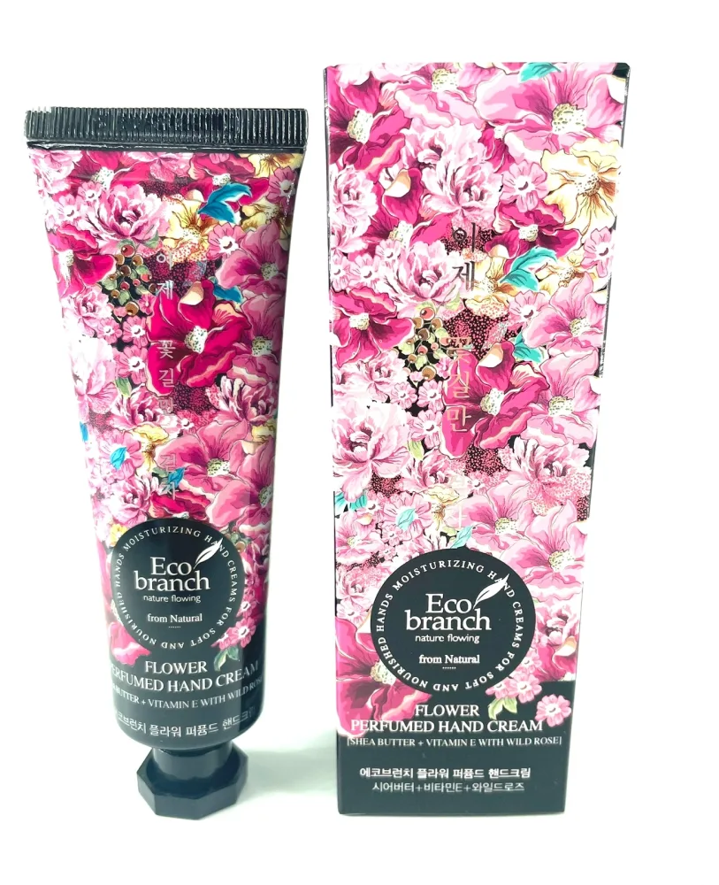 ECO BRANCH Крем для рук РОЗА Hand Cream Flower Rose