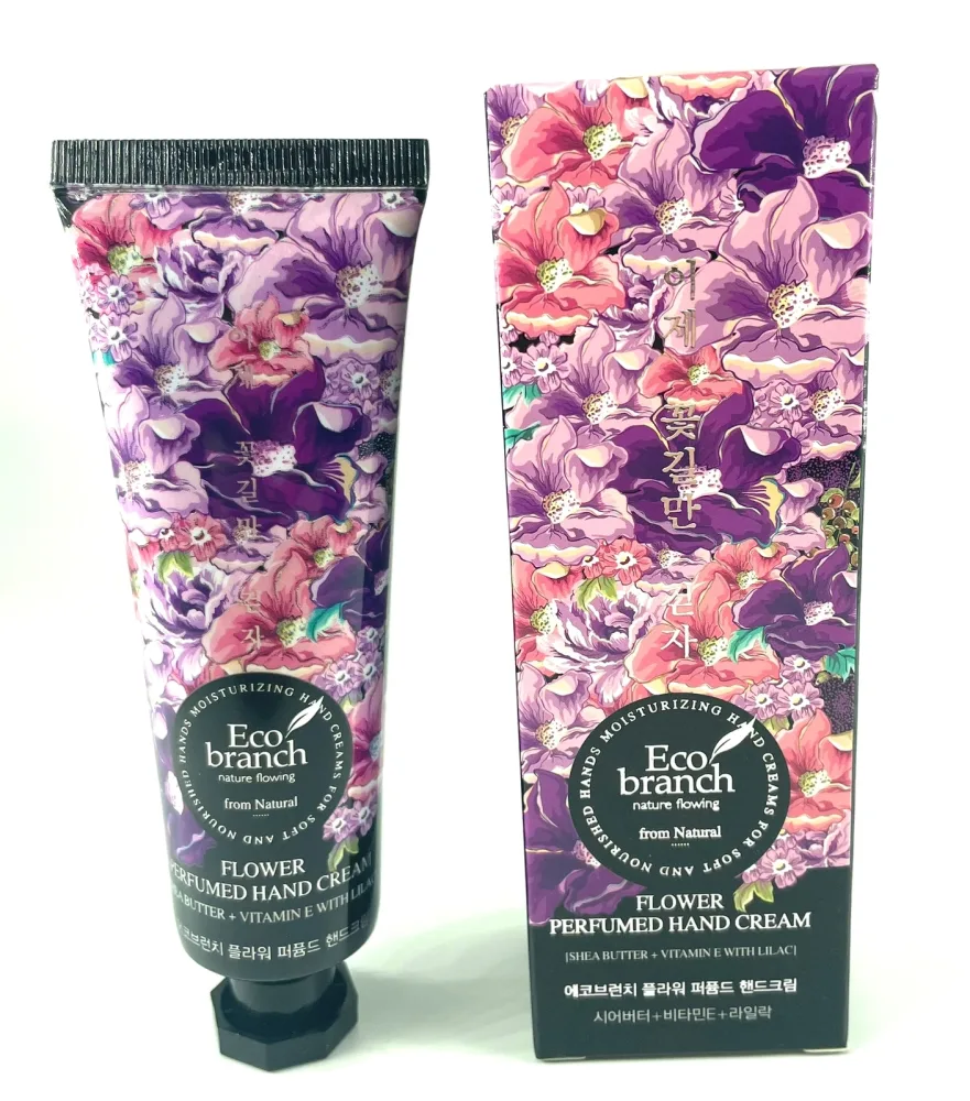 ECO BRANCH Крем для рук СИРЕНЬ Hand Cream Flower Lilac