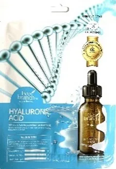 ECO BRANCH Маска для лица тканевая ГИАЛУРОНОВАЯ КИСЛОТА ампульная Hyaluronic Acid Ampoule Essence Sheet Mask