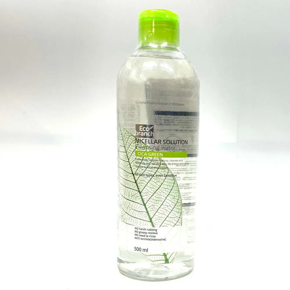 ECO BRANCH Мицеллярная вода для лица ЦЕНТЕЛЛЫ Micellar Solution Cleansing Water Cica
