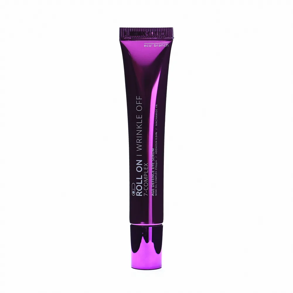 ECO BRANCH Сыворотка-роллер для кожи вокруг глаз НОРКОВОЕ МАСЛО Roll On Wrinkle Off 7-Complex Age Defence Eye Serum Mink Oil Complex