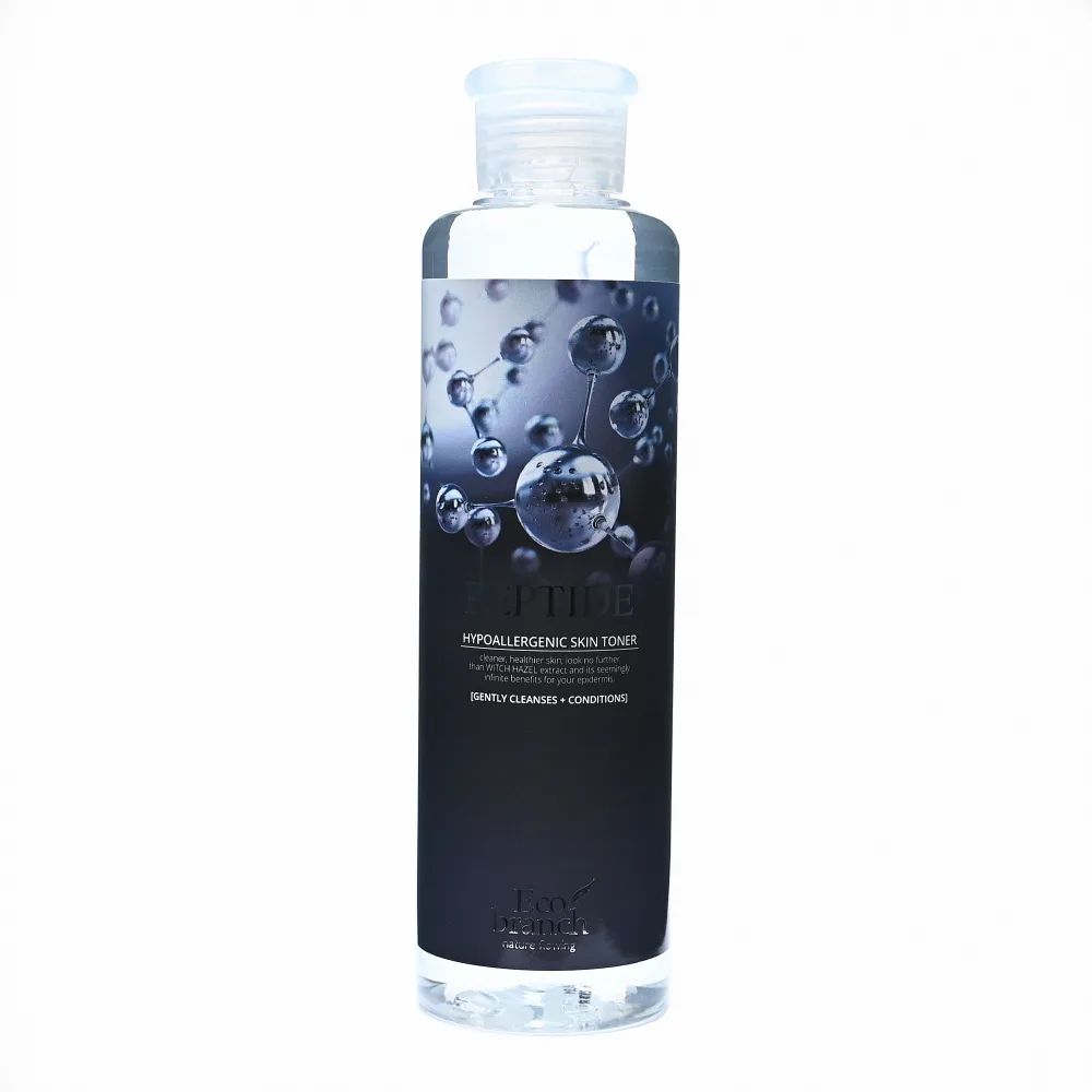 ECO BRANCH Тонер для лица антивозрастной ПЕПТИДЫ Peptide Hypoallergenic Skin Toner