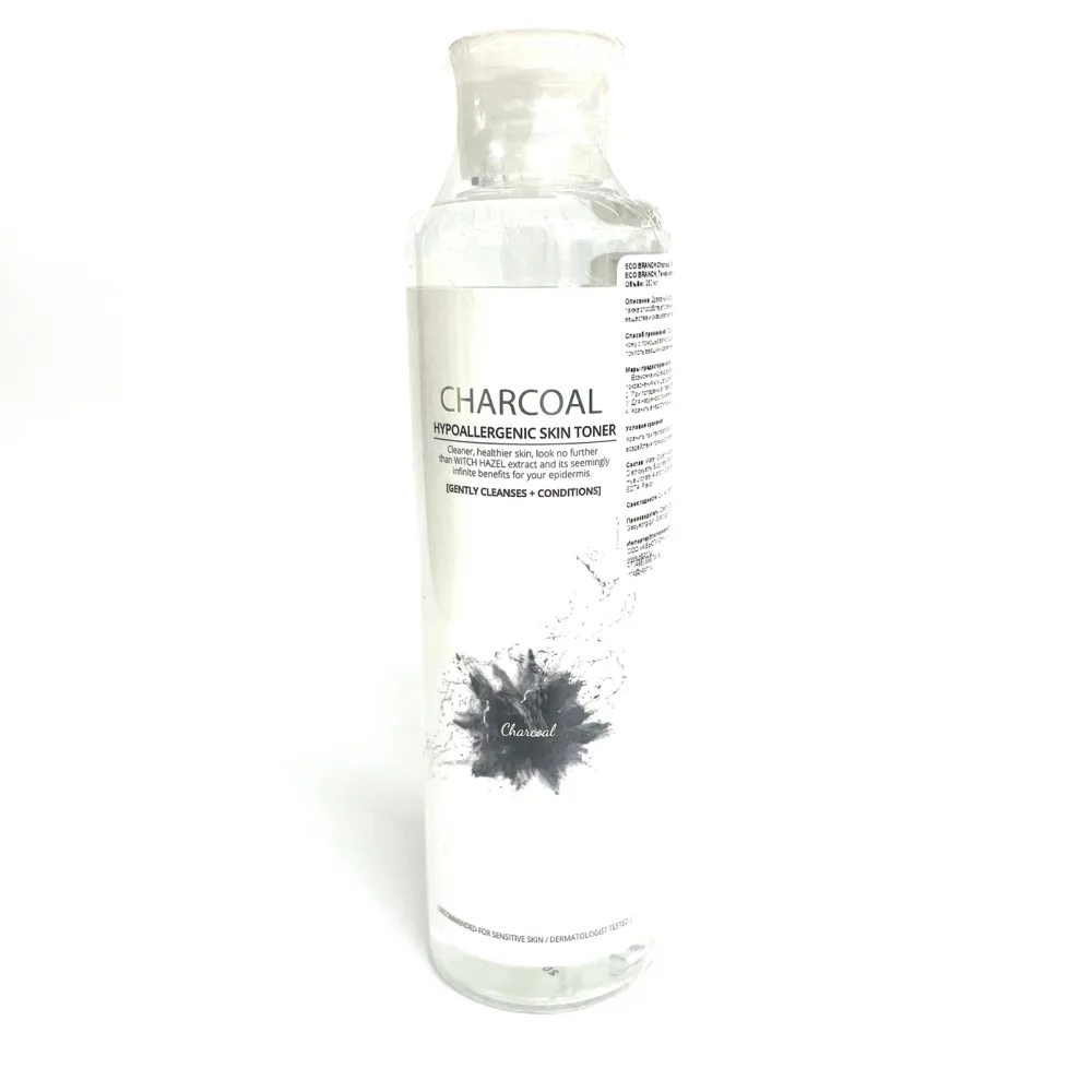 ECO BRANCH Тонер для лица ДРЕВЕСНОГО УГЛЯ Charcoal Toner