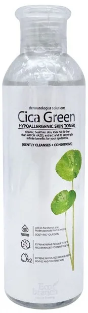 ECO BRANCH Тонер для лица ЭКСТРАКТ ЦЕНТЕЛЛЫ Cica Green Hypoallergenic Skin Toner