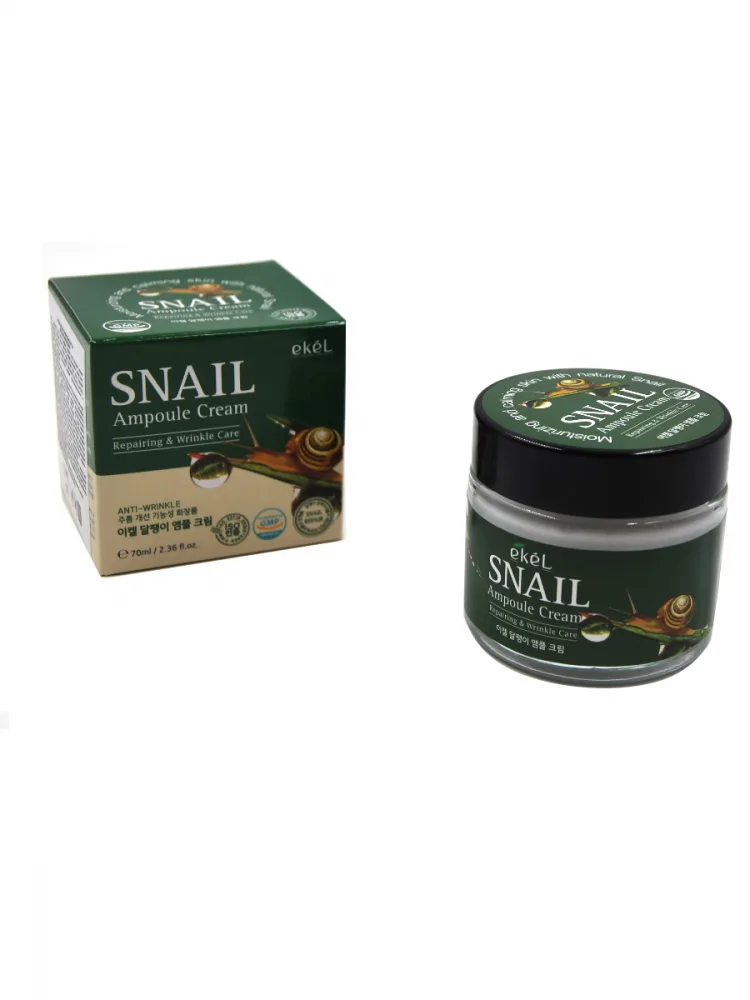 EKEL Ампульный крем МУЦИН УЛИТКИ Snail ampule cream