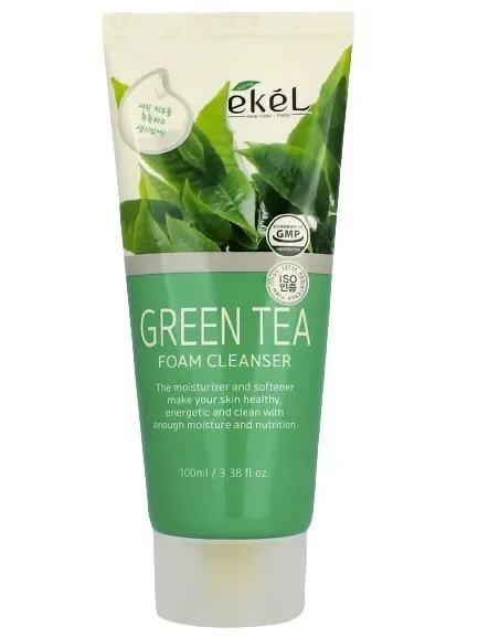 EKEL Пенка для лица нежная ЗЕЛЕНЫЙ ЧАЙ Green Tea Foam Cleanser