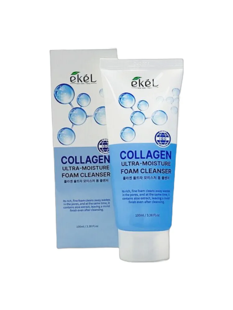 EKEL Пенка для умывания КОЛЛАГЕН ультраувлажняющая Collagen Ultra Moisture Foam