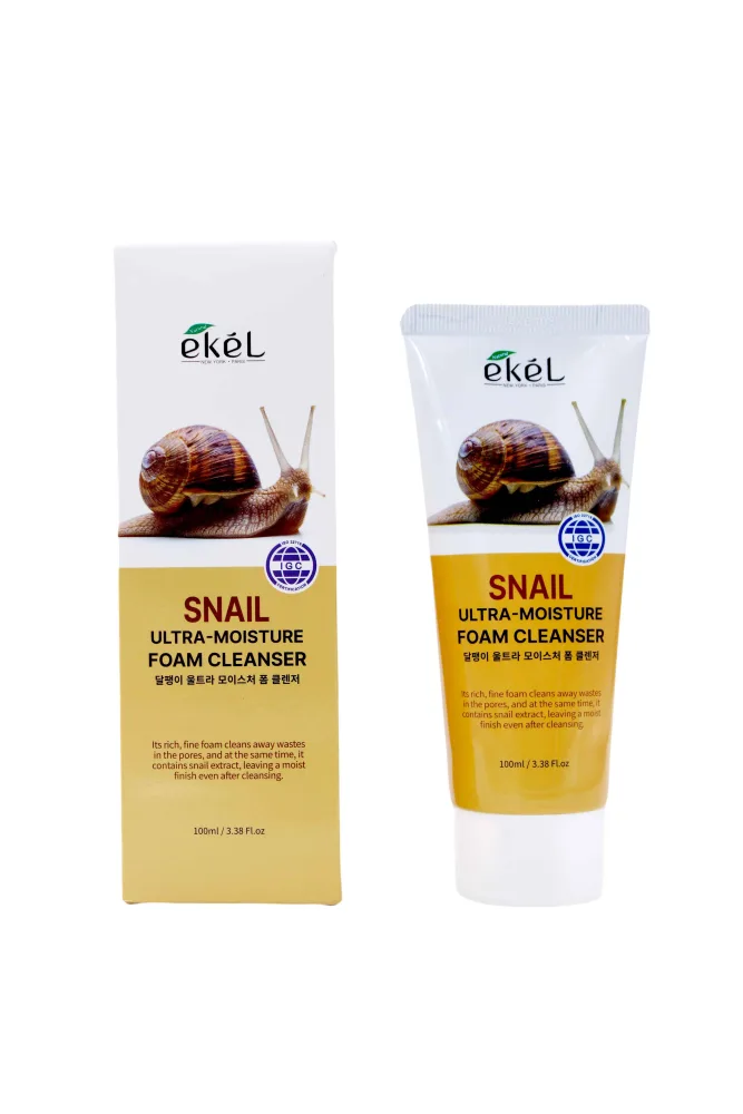 EKEL Пенка для умывания МУЦИН УЛИТКИ ультраувлажняющая Snail Ultra Moisture Foam