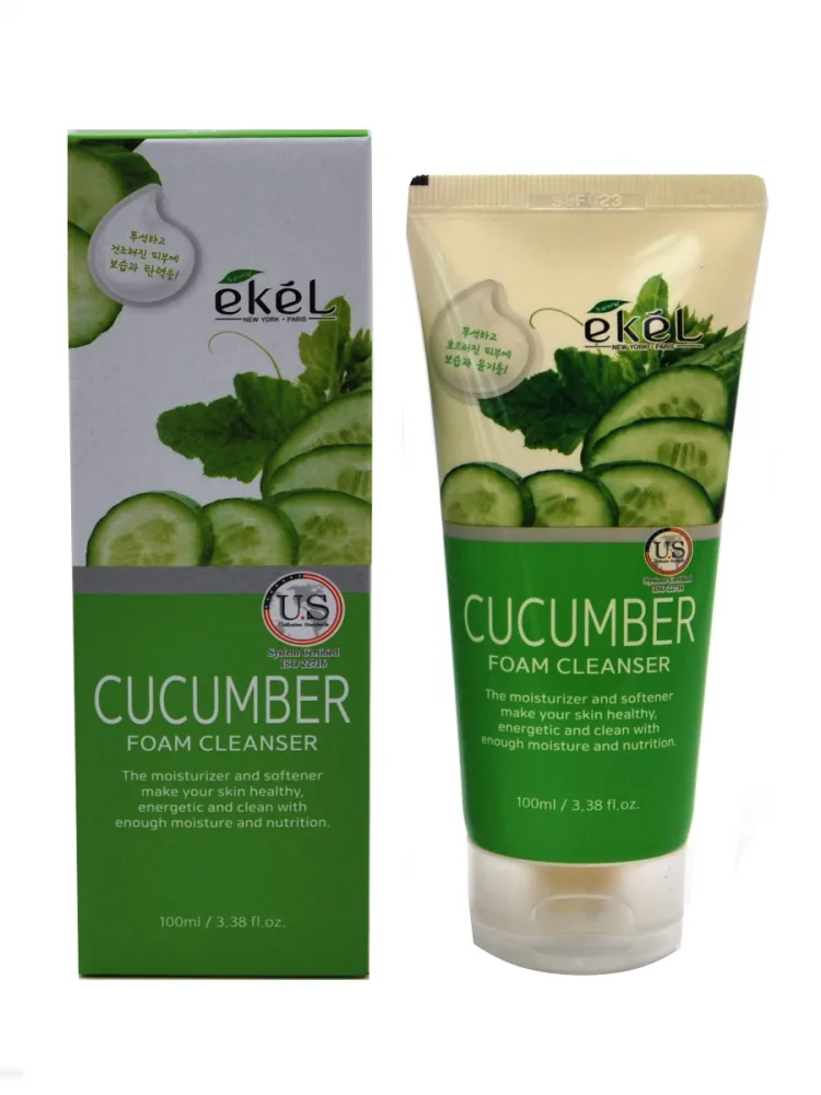 EKEL Пенка для умывания ОГУРЕЦ Cucumber Foam Cleanser