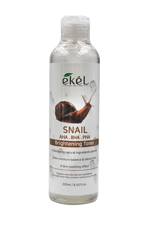 EKEL Тонер для лица МУЦИН УЛИТКИ / AHA-BHA-PHA КИСЛОТЫ Brightening Toner Snail