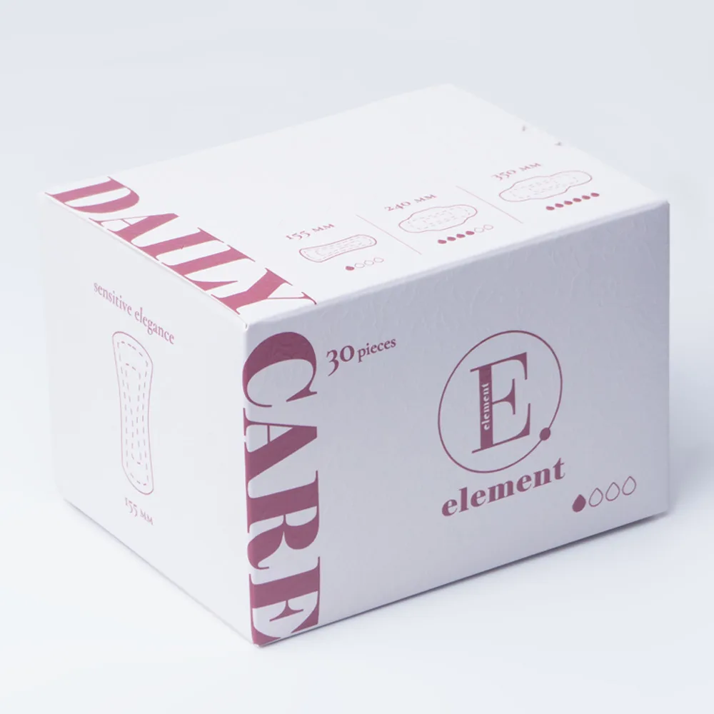 ELEMENT Прокладки женские ежедневные тонкие DAILY CARE Panty Classic