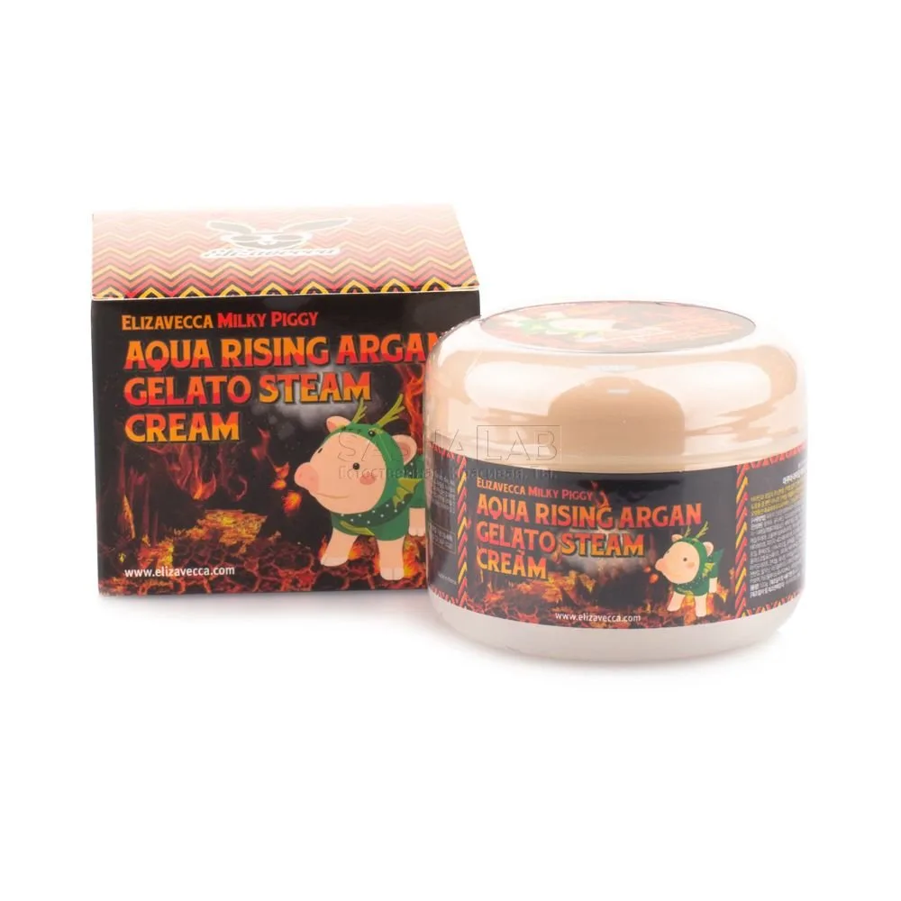 ELIZAVECCA Крем для лица АРГАНОВОЕ МАСЛО Aqua Rising Argan Gelato Steam Cream