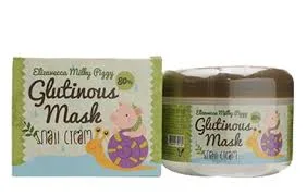 ELIZAVECCA Крем-маска для лица НОЧНАЯ/УЛИТОЧНЫЙ МУЦИН Milky Piggy Glutinous 80% Mask