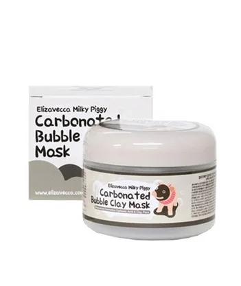 ELIZAVECCA Очищающая глиняно-пузырьковая маска Elizavecca Carbonated Bubble Clay Mask